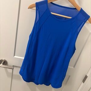 Lululemon Scupt Tank Blazer Blue BLBT 12